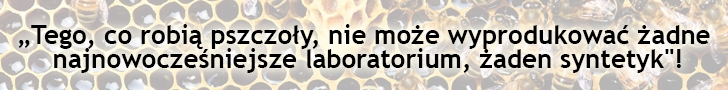 Jak mówi prof. Ryszard Czarnecki: „Tego, co robią pszczoły, nie może wyprodukować żadne najnowocześniejsze laboratorium, żaden syntetyk"!